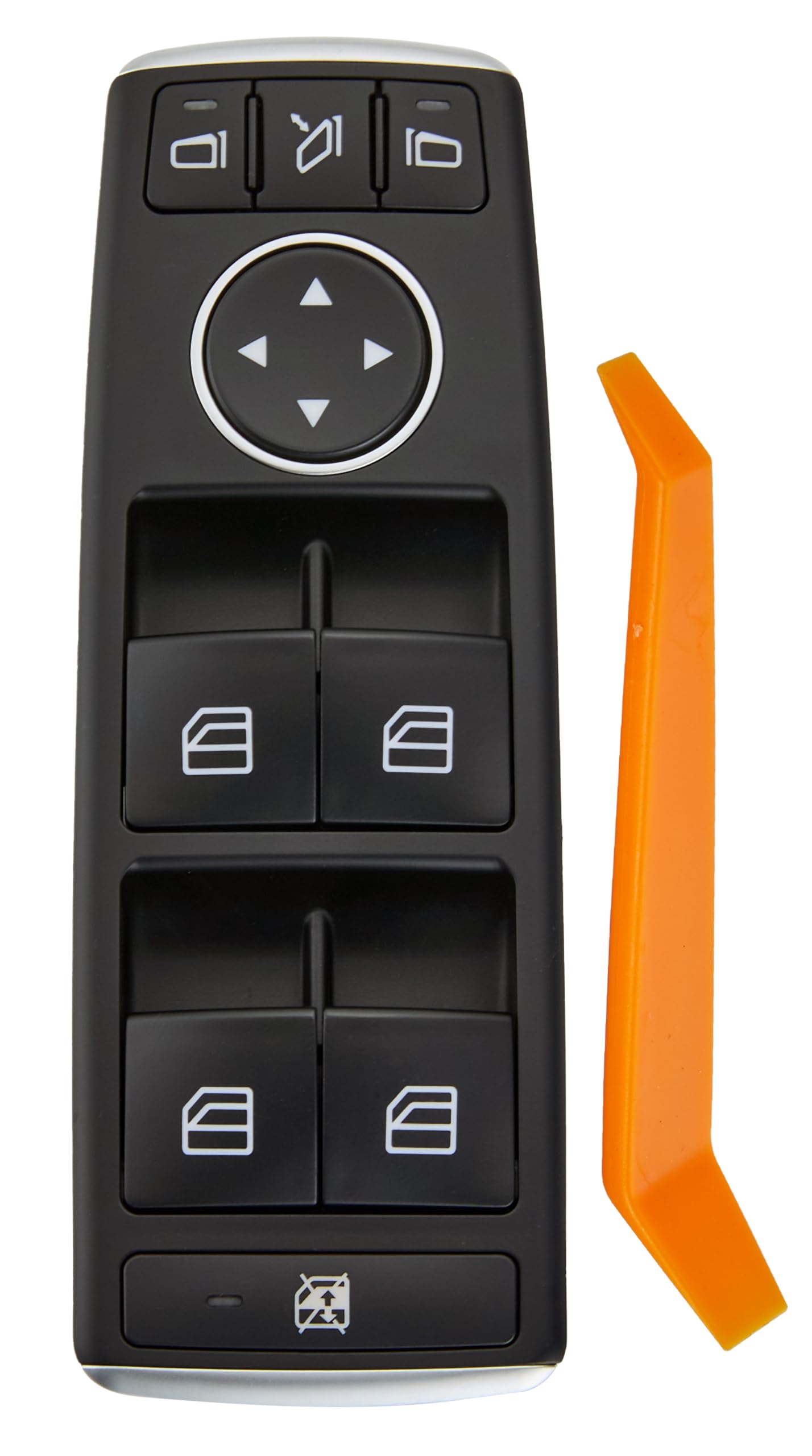 Zaposts driver-side master power window switch for Mercedes-Benz with reliable fingertip control.