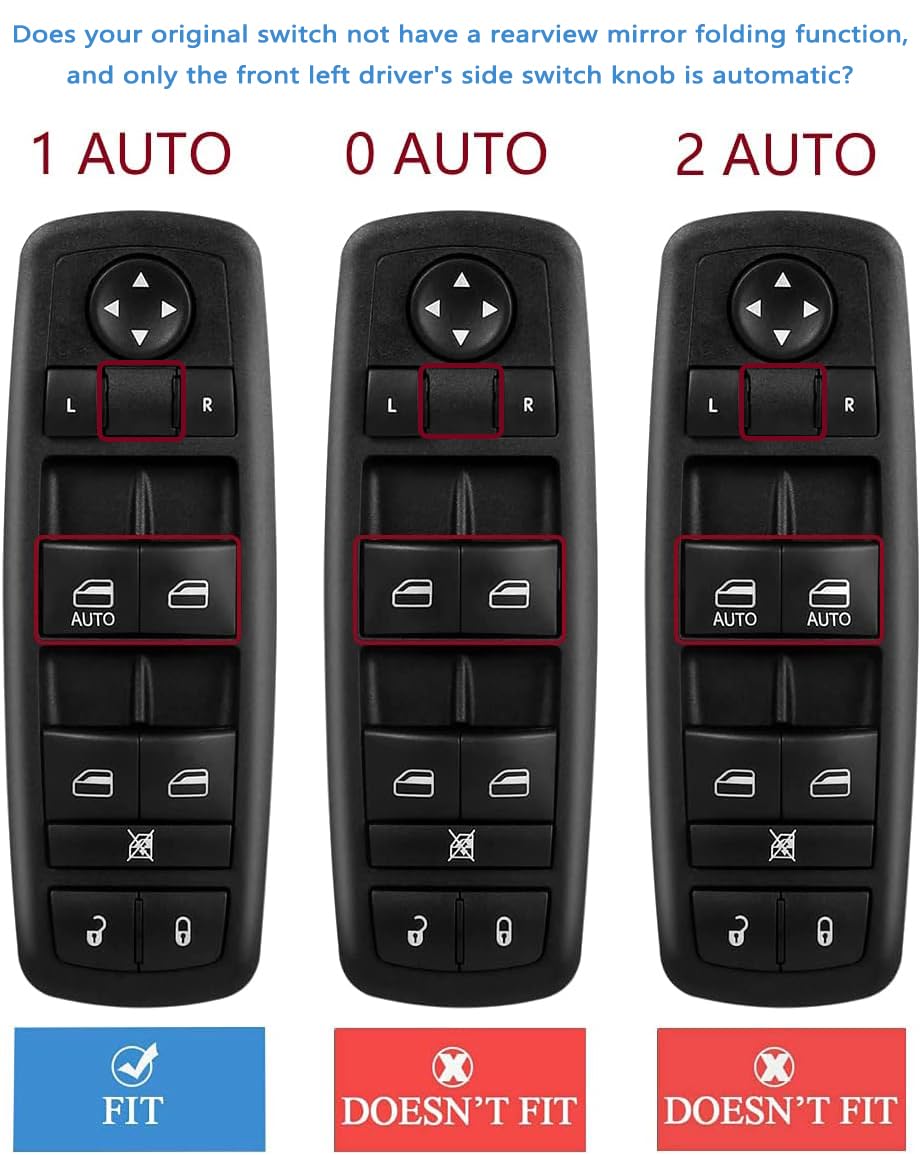 ZAPOSTS power window switch fits Dodge Journey 2009-2010