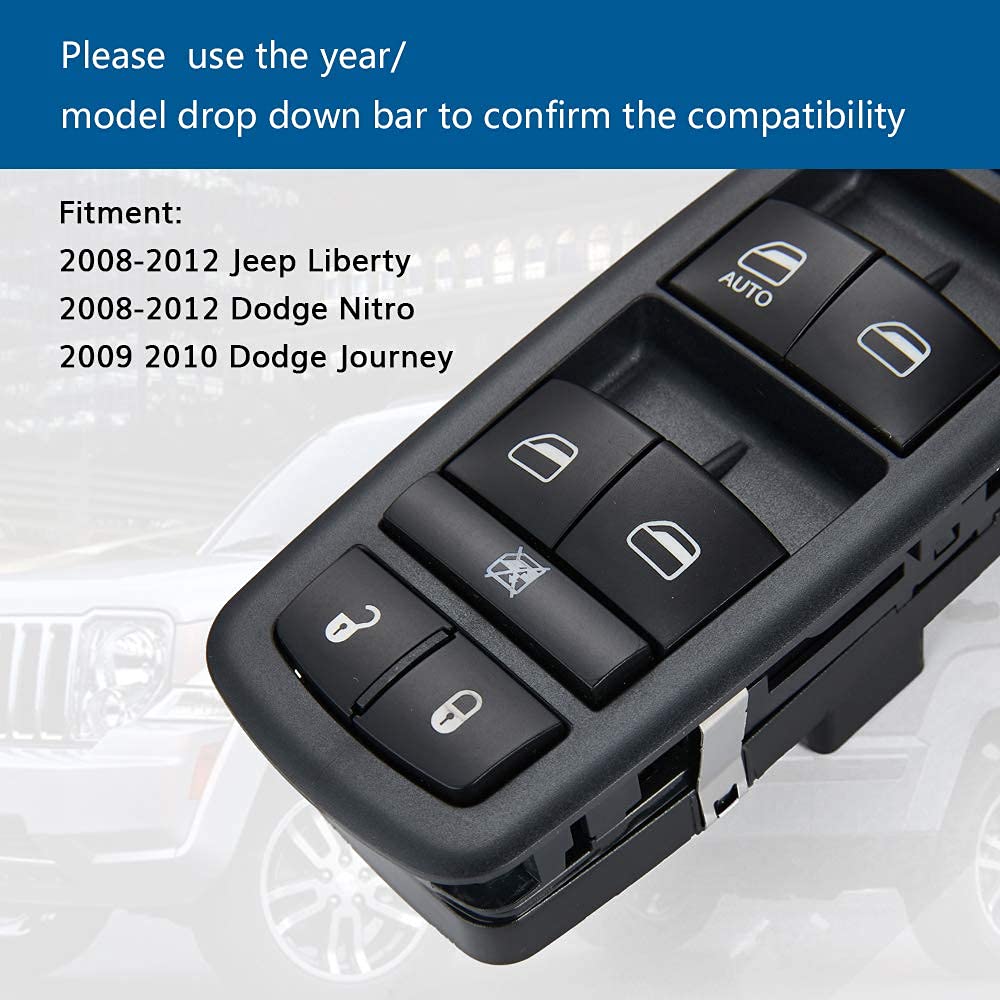 ZAPOSTS power window switch fits Dodge Nitro 2008-2012