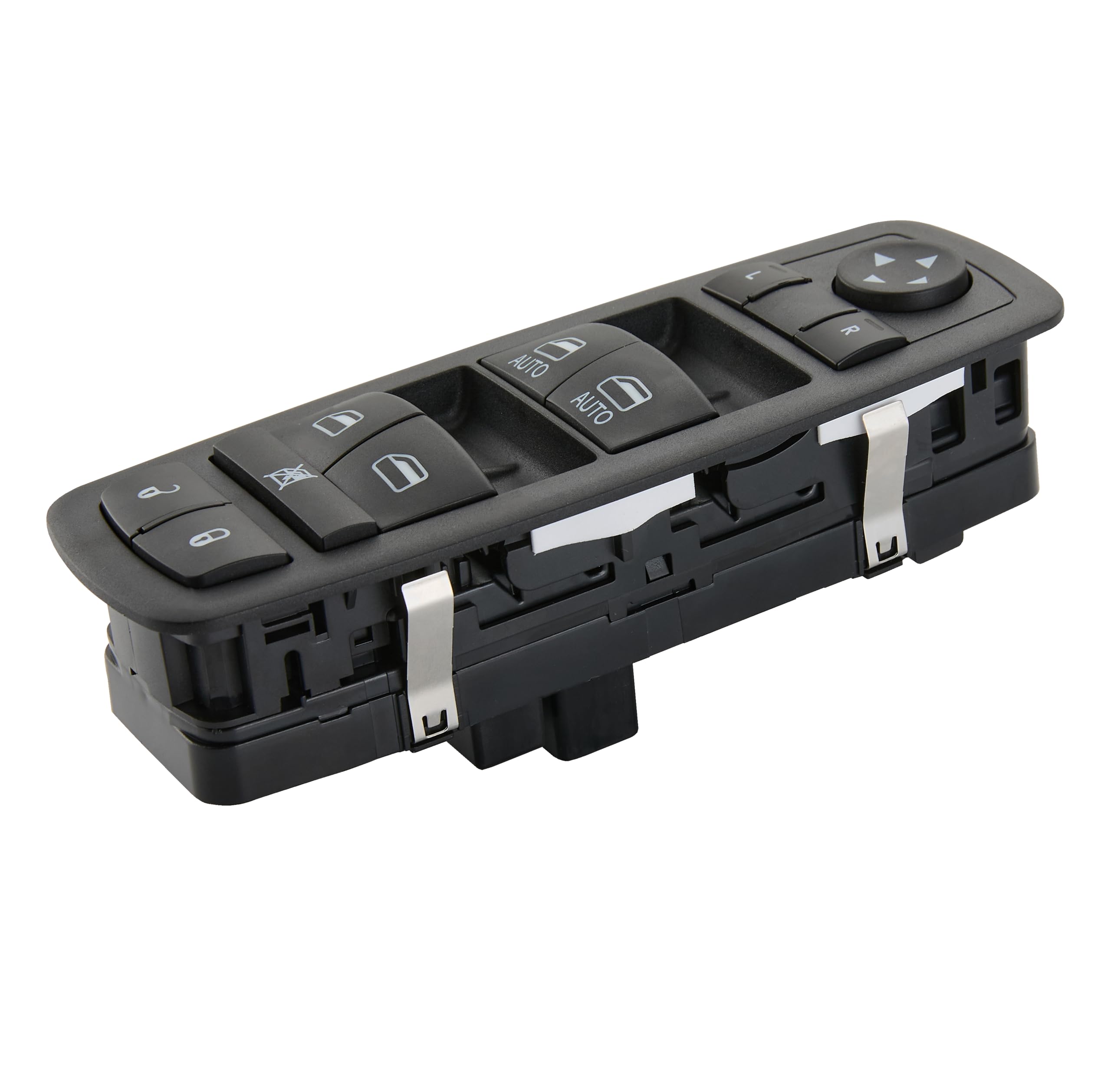 Close-up of Zaposts OEM-replacement switch showing durable plastic and tactile feedback.