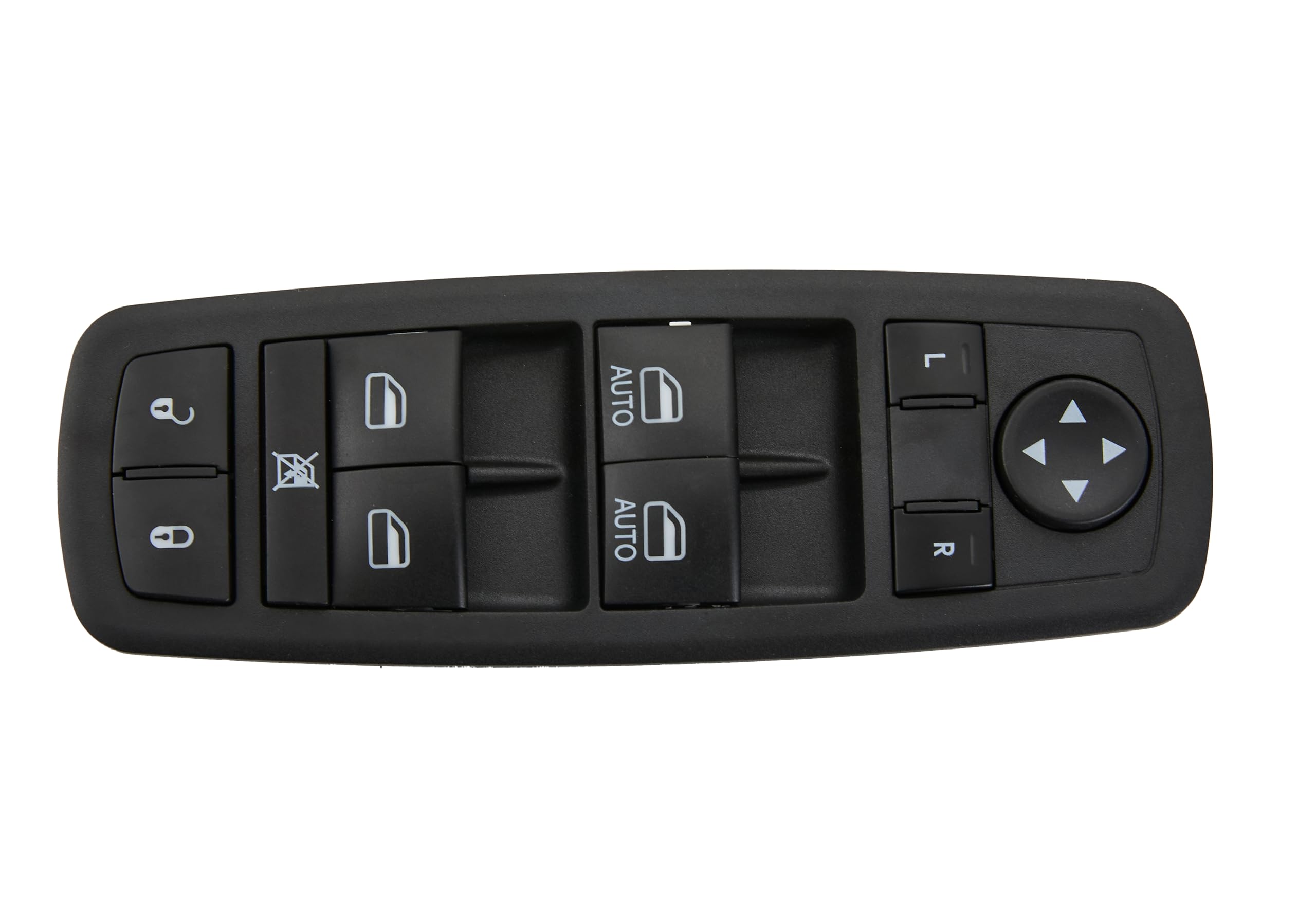 Zaposts power window master switch in Jeep Cherokee interior highlighting easy-access buttons.
