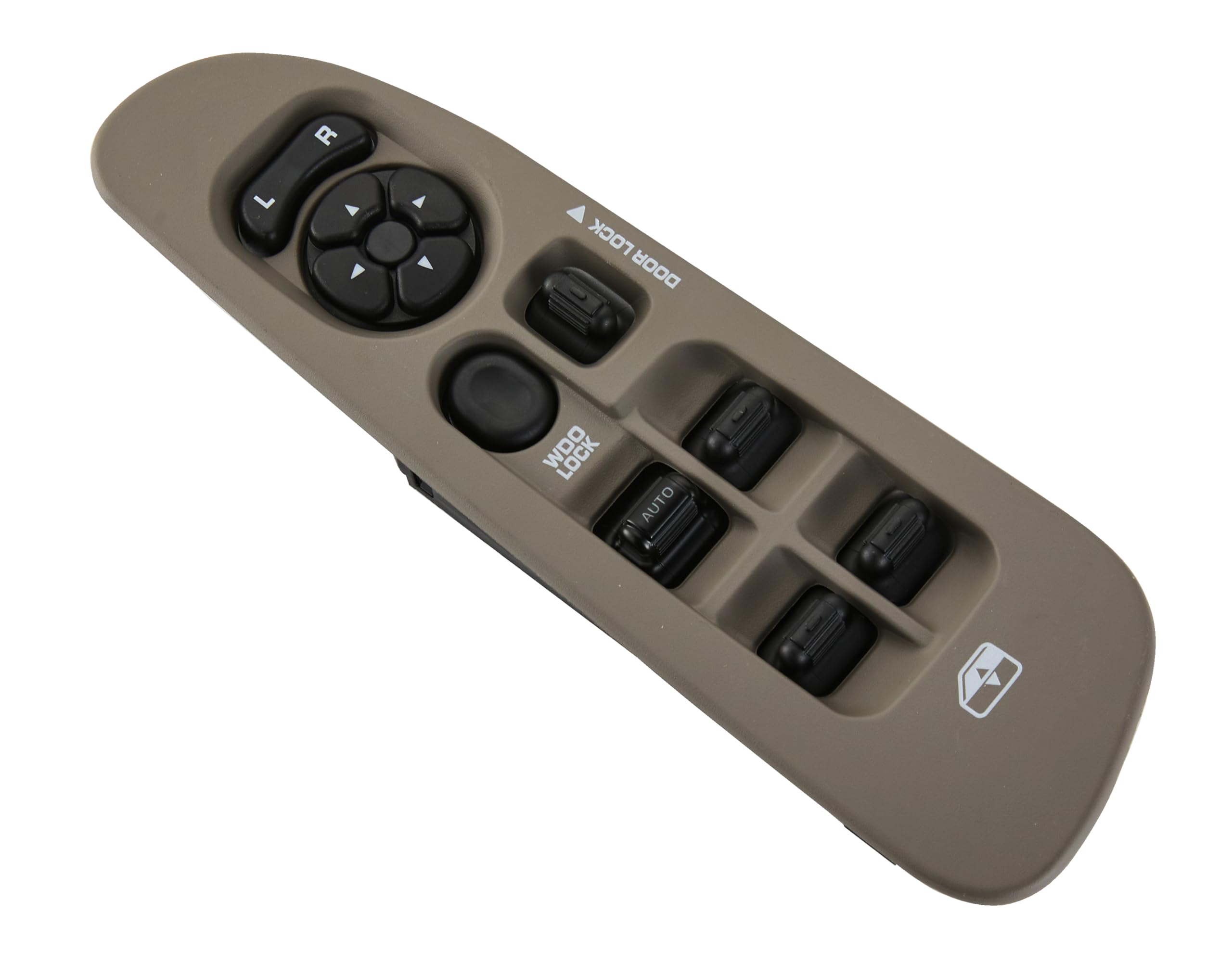 Taupe panel finish of ZAPOSTS power window switch