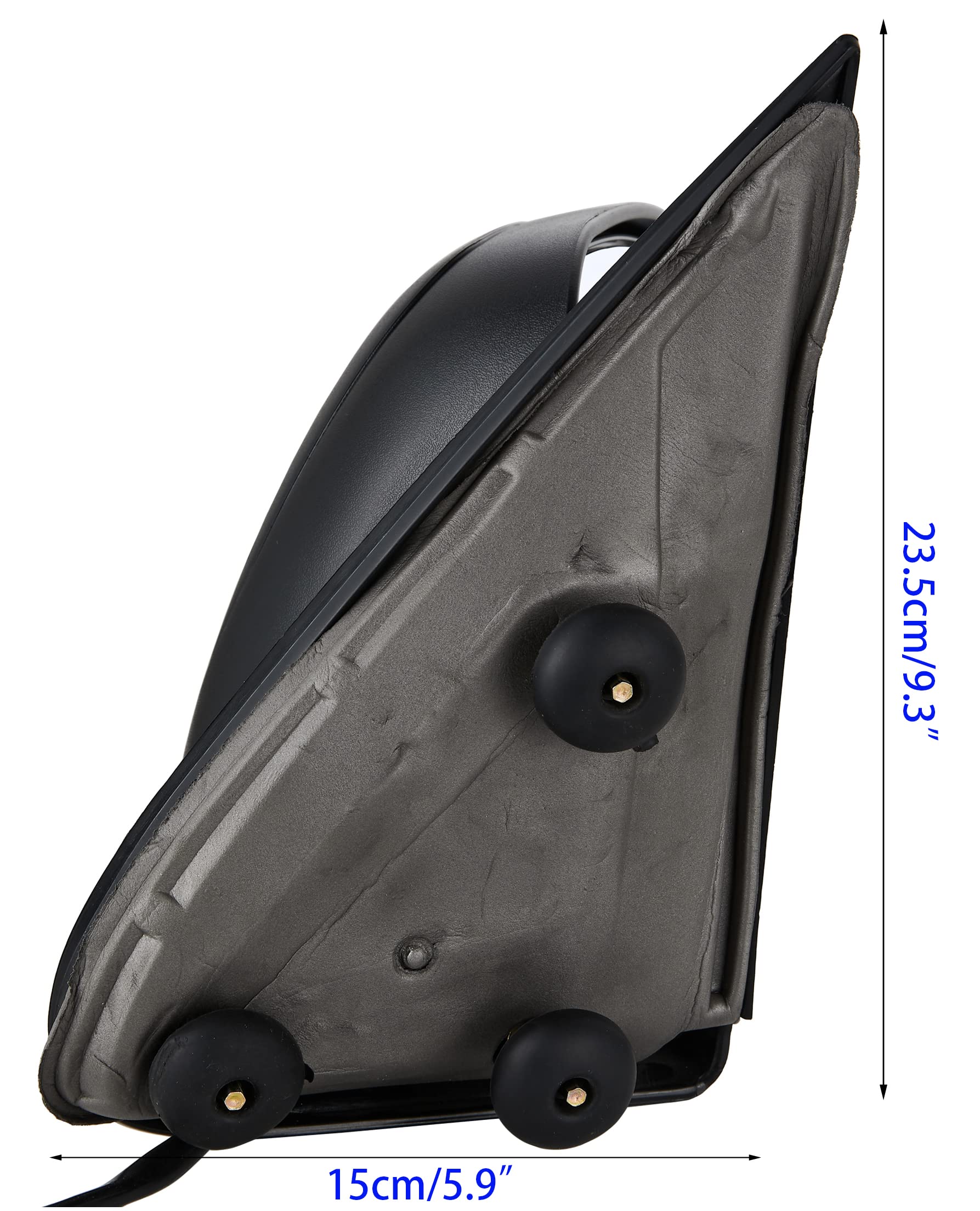 ZAPOSTS GMC Sierra 1500 side view mirror improves visibility.