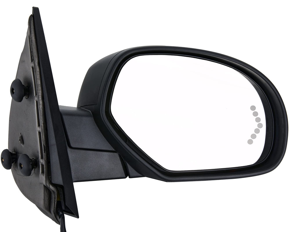 ZAPOSTS passenger side side-view mirror for Chevy Silverado with heated glass and turn signal.