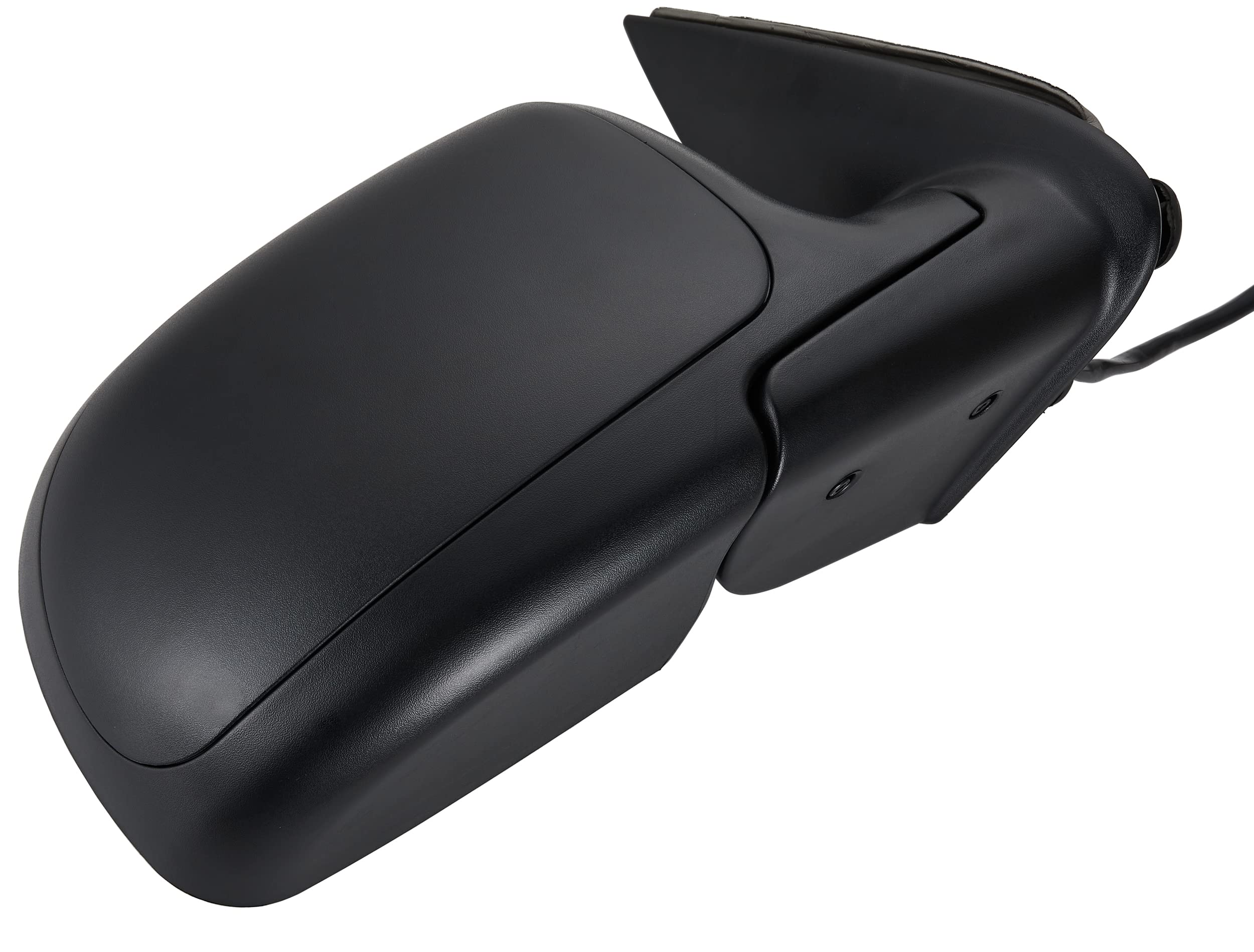 ZAPOSTS textured black exterior mirror finish.