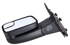 ZAPOSTS black heated towing mirror provides clear vision in cold weather.