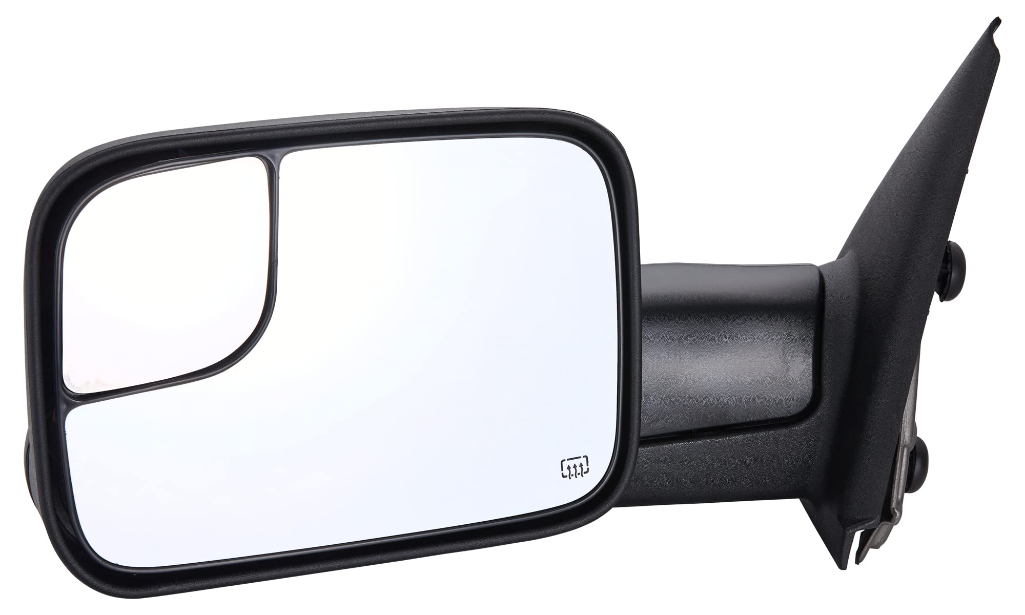 ZAPOSTS driver-side towing mirror for Ram 1500 improves lane change visibility.