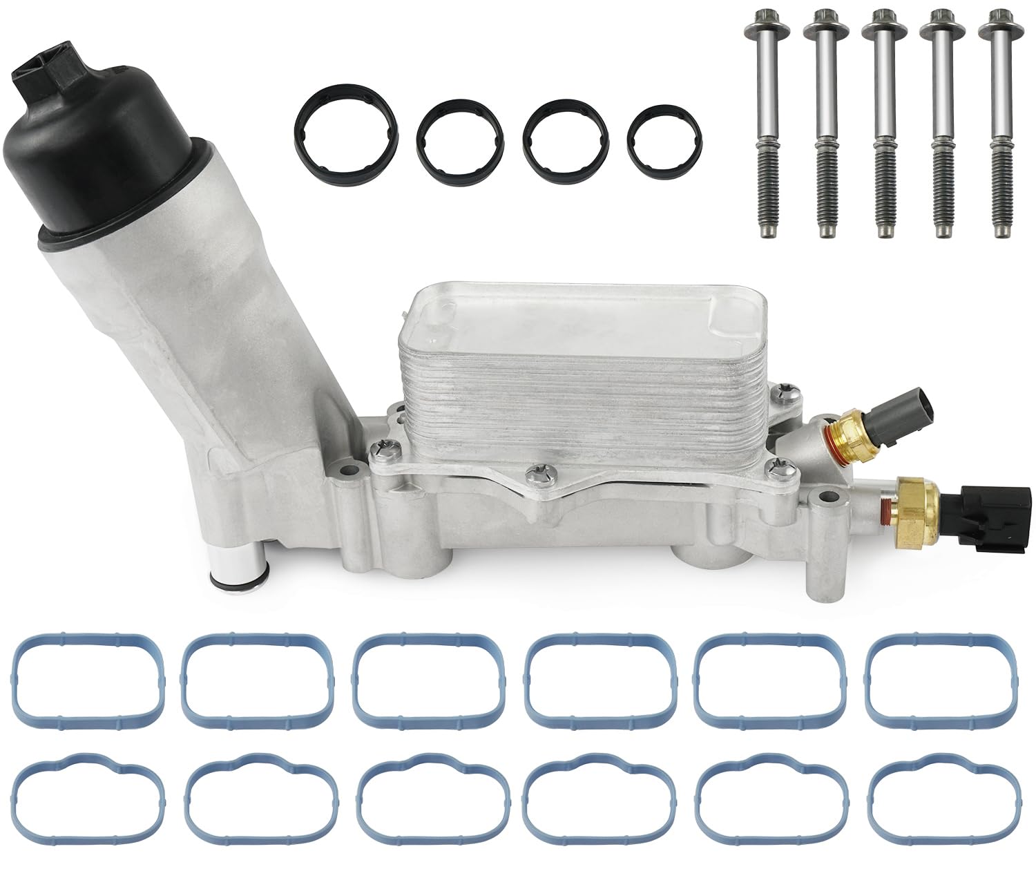 ZARDETO 926-959 upgrade aluminum oil filter housing with oil cooler for 3.6L engines
