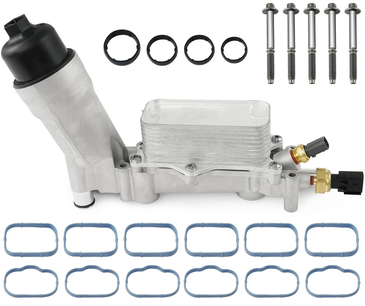 ZARDETO 926-959 upgrade aluminum oil filter housing with oil cooler for 3.6L engines