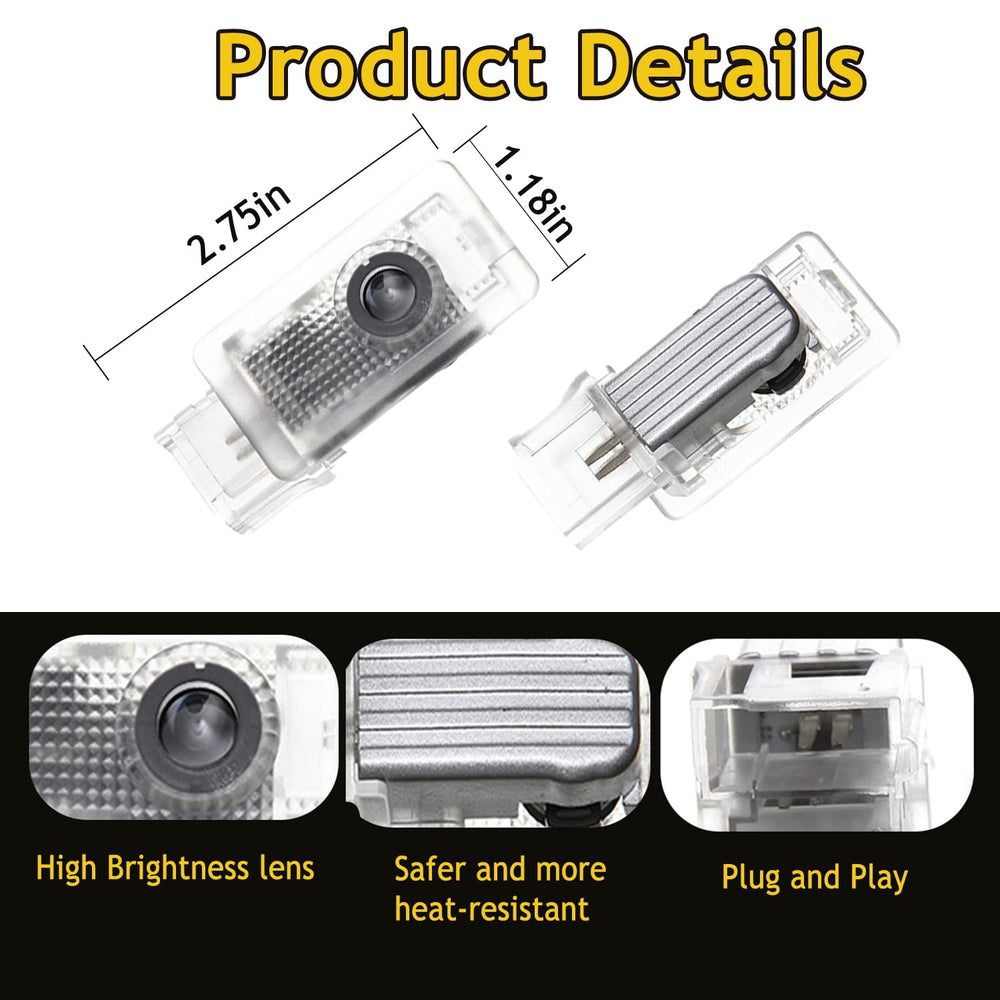 Zasekdge logo projector welcome light for XT4 improves nighttime entry with subtle brand presence.
