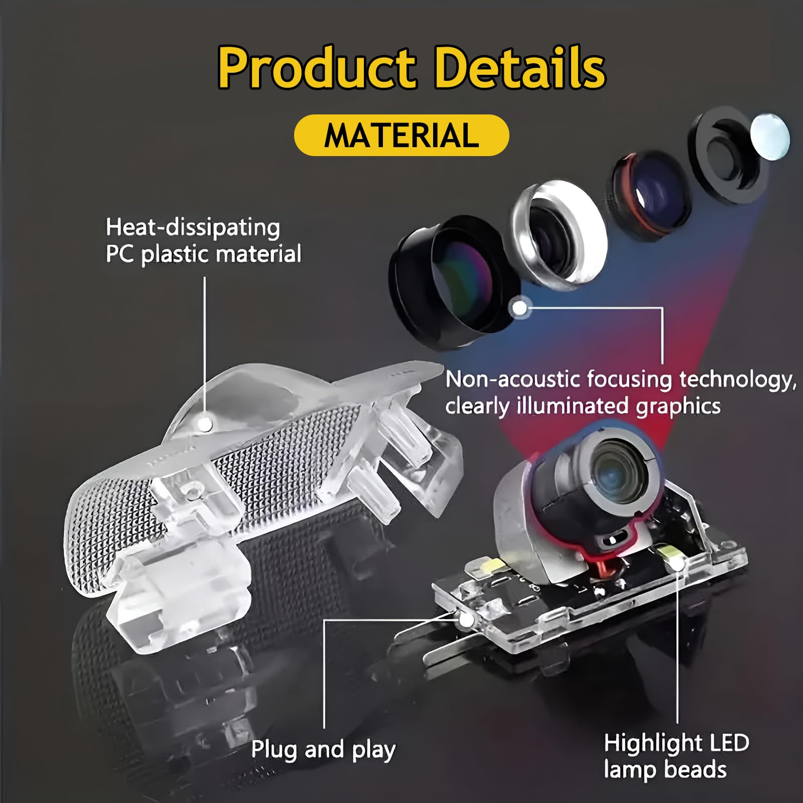 Zasekdge waterproof design keeps illumination reliable in wet weather.