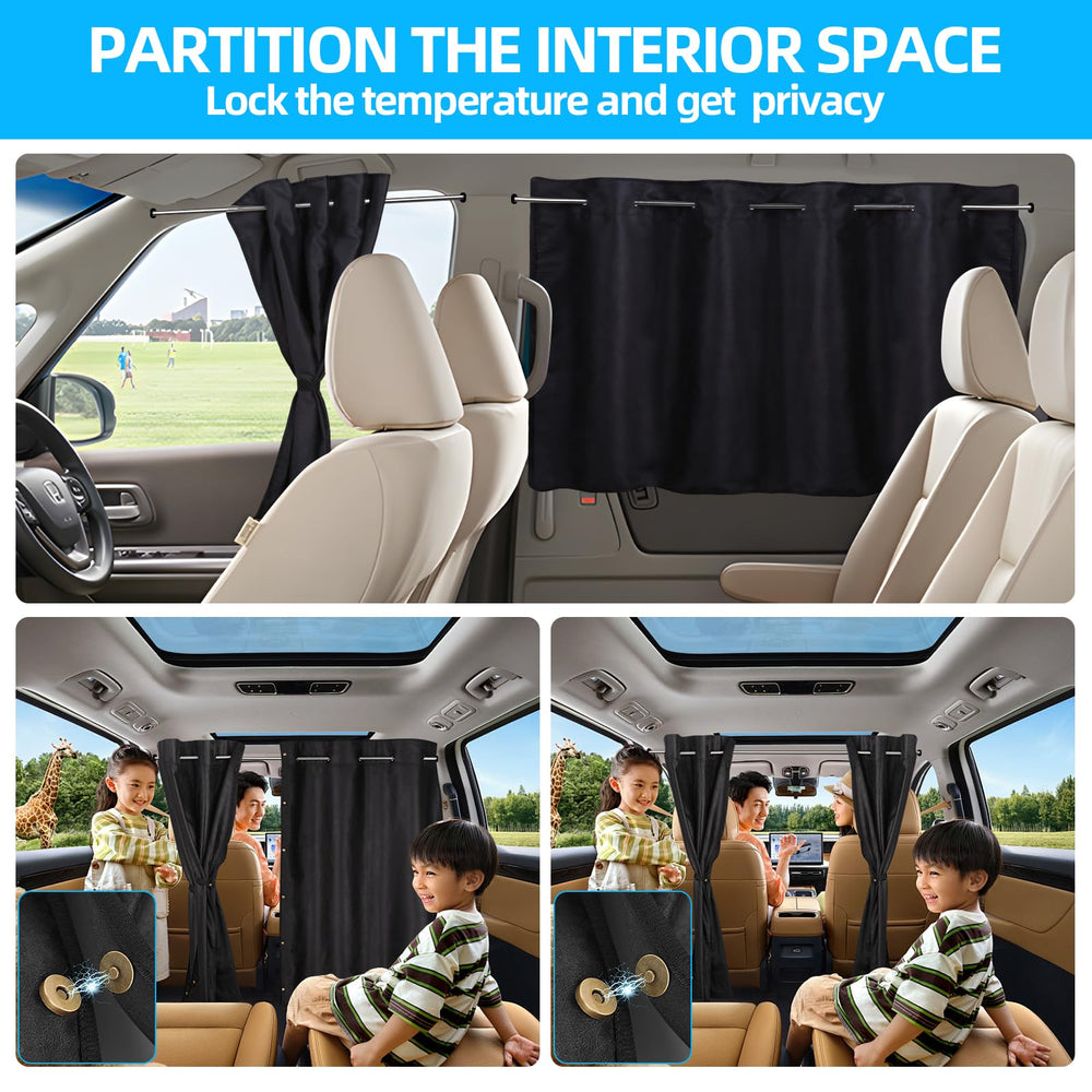 ZATOOTO 99% light-blocking capability enhances privacy and comfort.