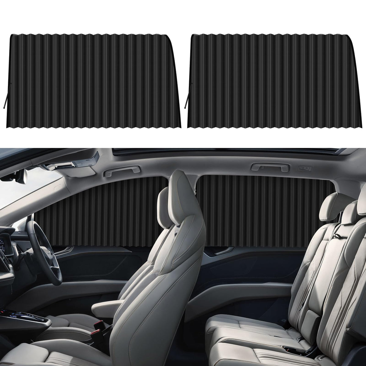 ZATOOTO car side window shade front left magnet for privacy on the go