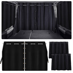 ZATOOTO set of 3 car window shades with rods improves back-window privacy.