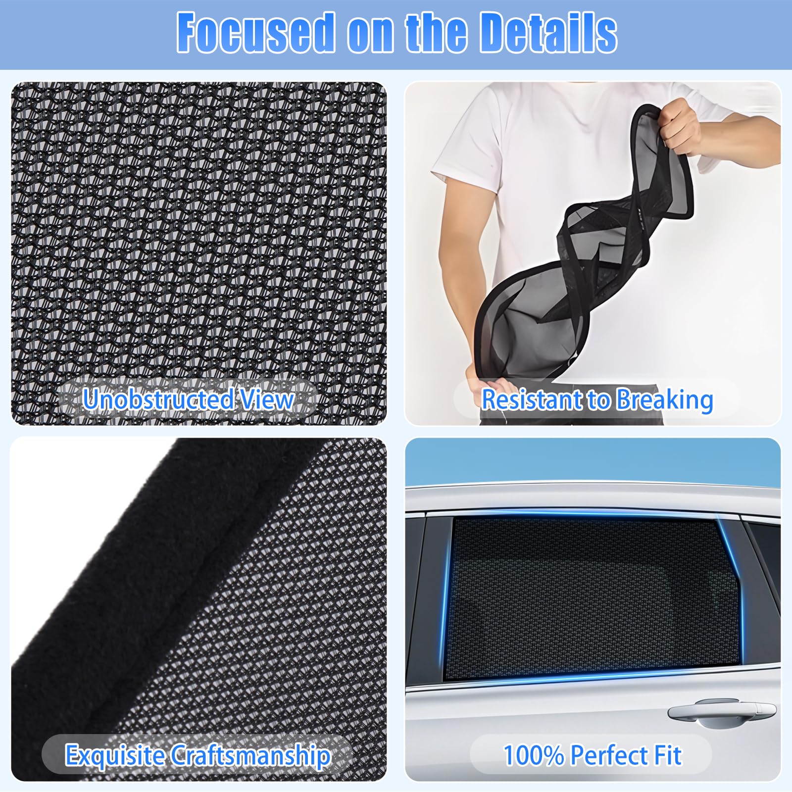 ZATOOTO Honda CR-V shade’s breathable mesh keeps rear seating comfortable