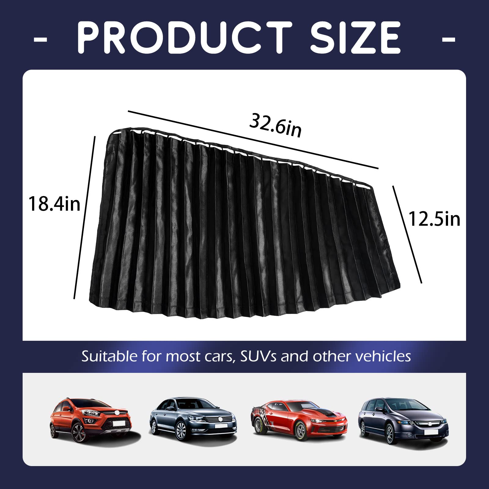 ZATOOTO magnetic-attachment sun shade stays in place during travel.