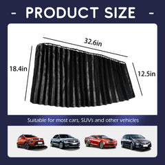 ZATOOTO magnetic-attachment sun shade stays in place during travel.