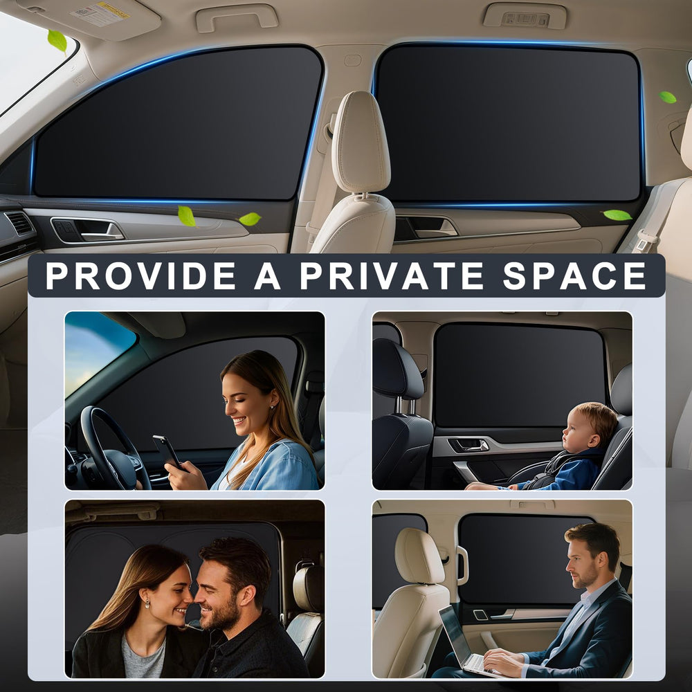 ZATOOTO privacy curtain drawn for in-car privacy