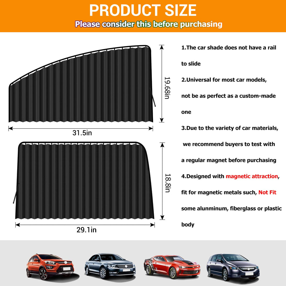 ZATOOTO sun shade in car interior reduces glare for comfortable travel.