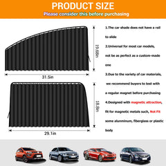 ZATOOTO sun shade in car interior reduces glare for comfortable travel.