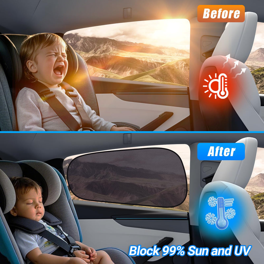 ZATOOTO Tesla Model Y rear shade blocks heat for cooler cabins and interior protection
