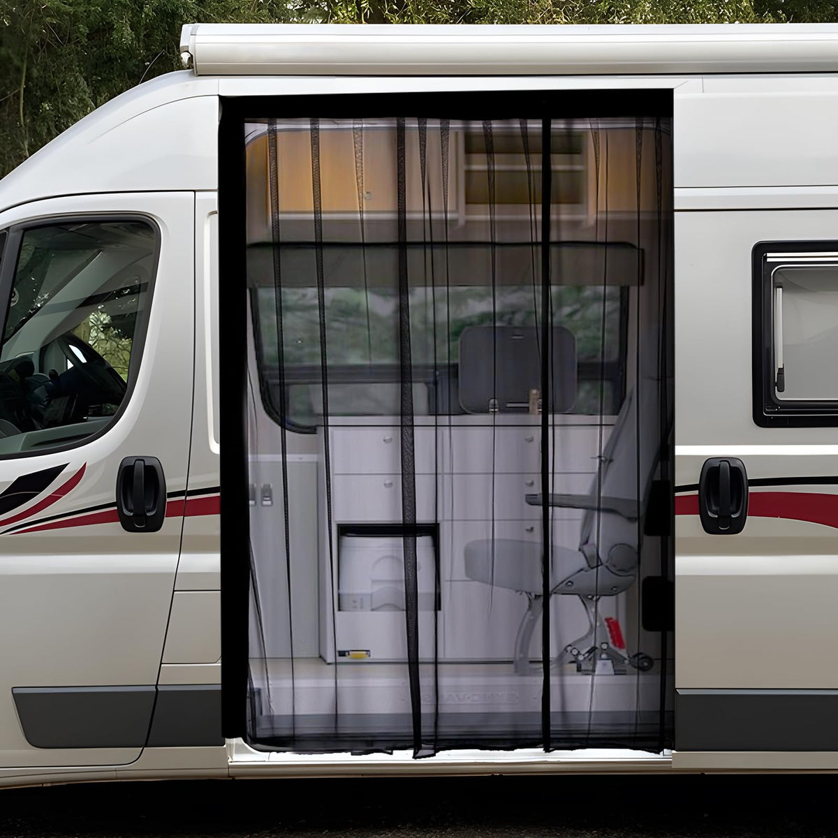 ZATOOTO van bug screen mesh front view blocks insects and invites fresh air.