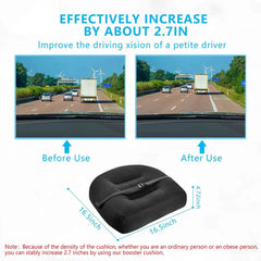 ZAVM booster seat ergonomic-design closeup shows contour support for back and hips