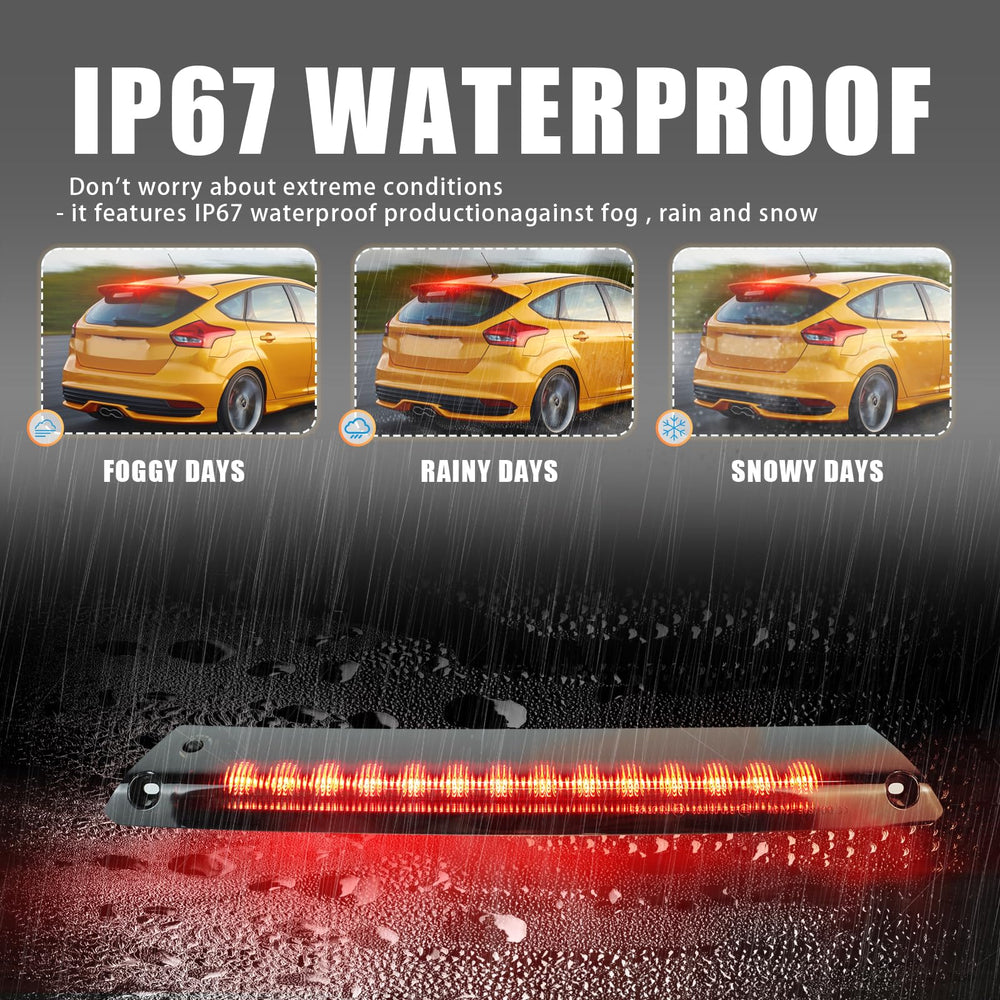 ZDEERAOTO brake light installation shows plug-and-play fit for fast replacement