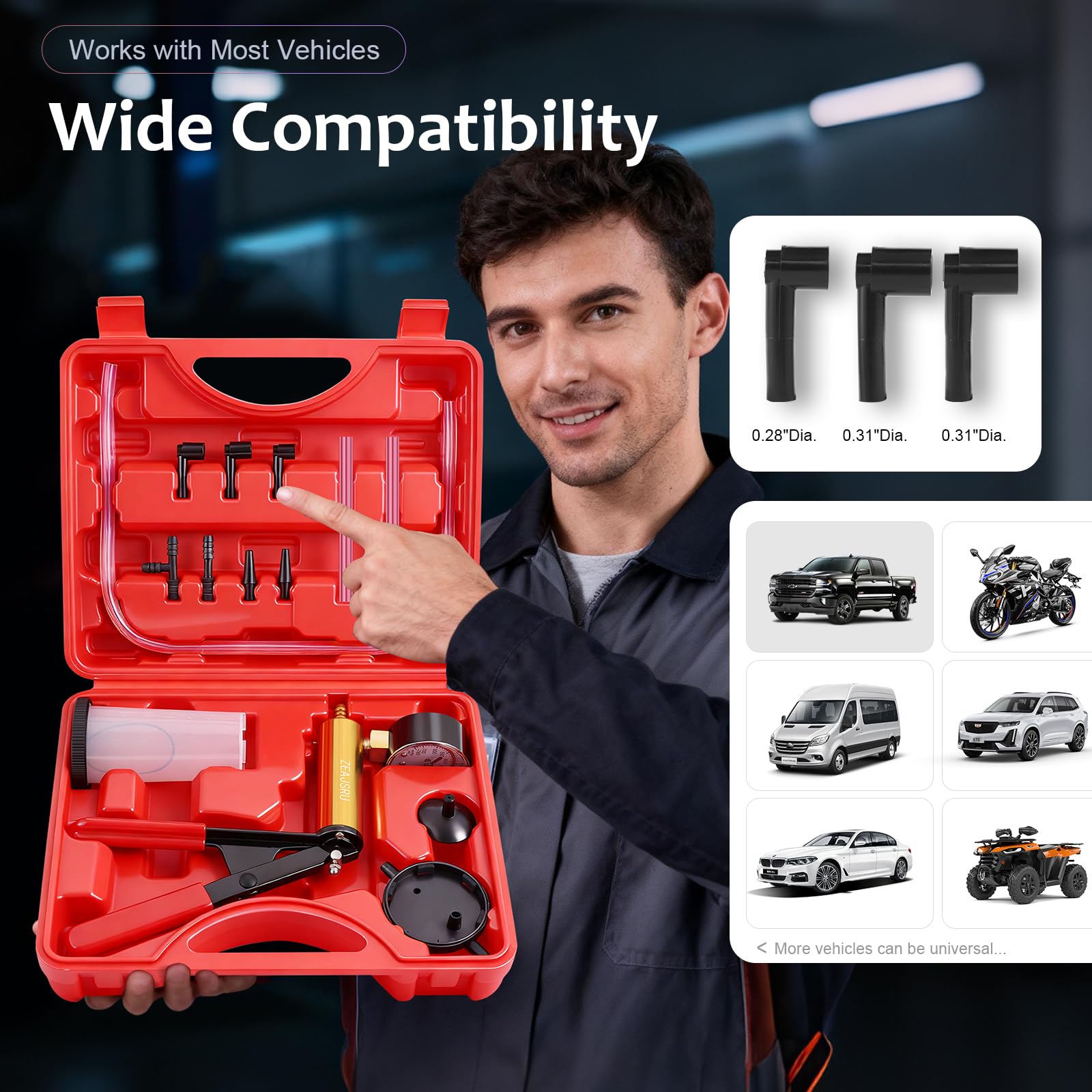 ZEAJSRU multi adapter connectors enable versatile vehicle compatibility