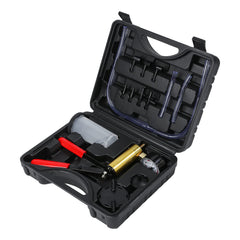 ZEAJSRU handheld brake bleeder with pressure gauge for precise readings