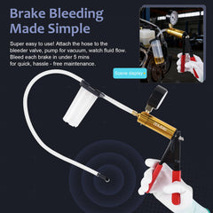 ZEAJSRU sealed brake fluid reservoir helps keep spills controlled