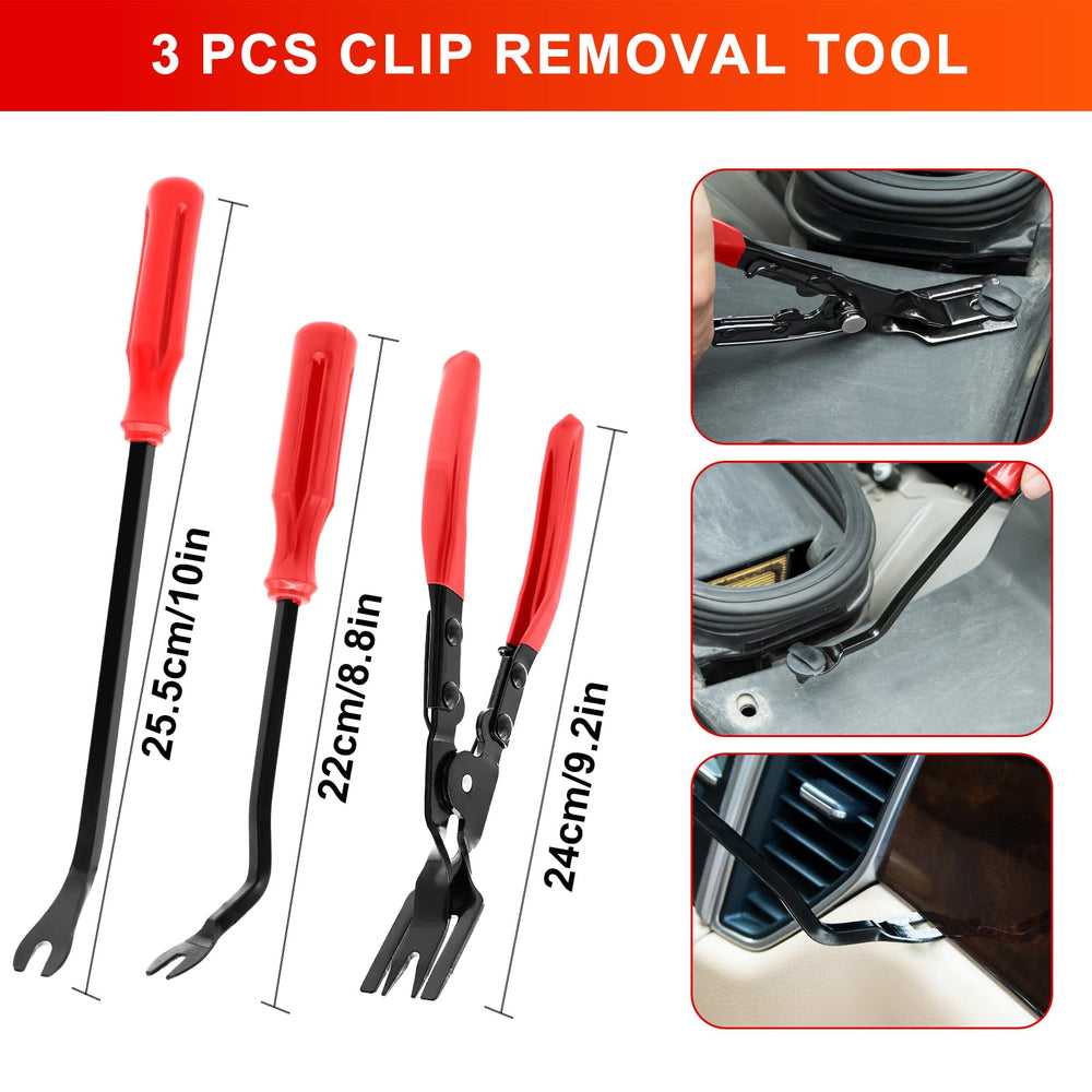Zecirl fastener removal tools handle plastic bolts and panels.