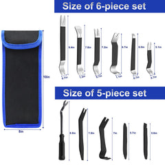 Zecirl metal pry tools collection offering sturdy leverage for panel pops