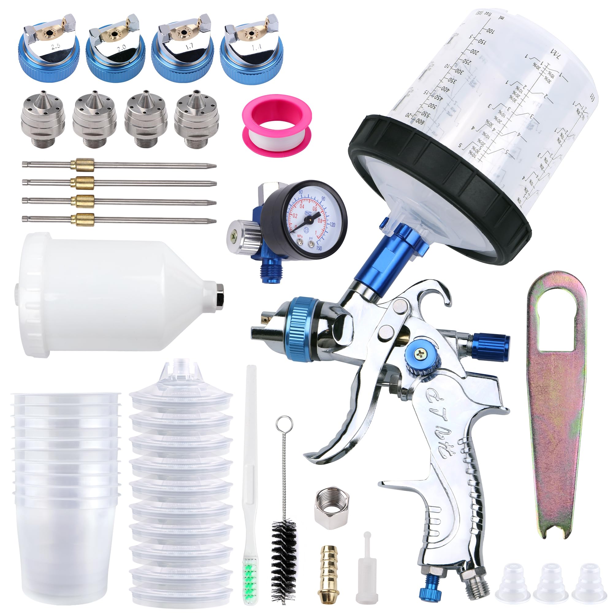 Zeinlenx disposable cup system reduces paint waste and simplifies cleanup.