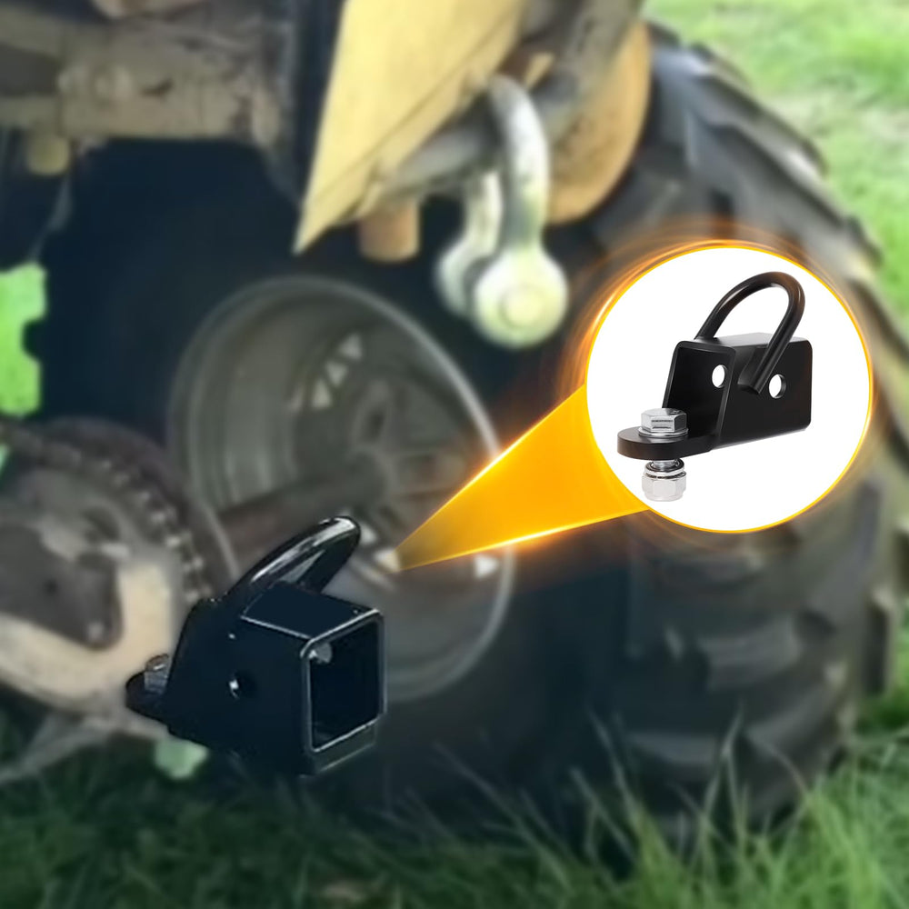 Zejoot universal 2in hitch fit suitable for most tongue setups without welding.