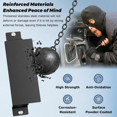 Zelvoro anti-tampering screws deter removal with common tools.
