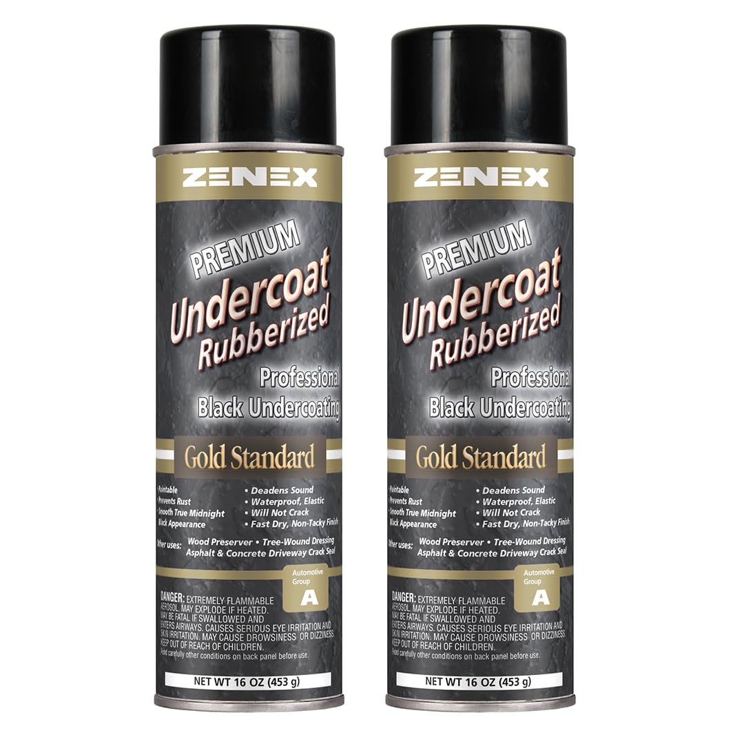 Zenex Rubberized Undercoat on underbody protects against rust and corrosion.