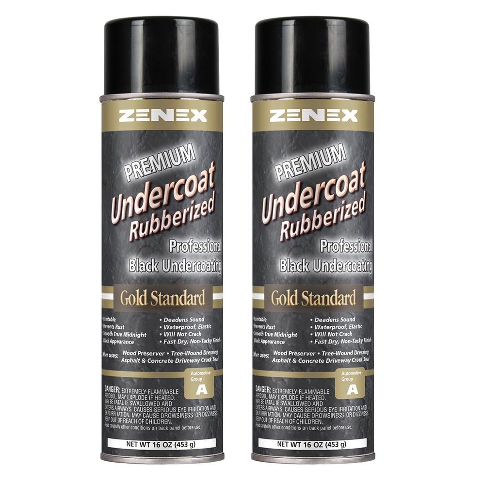 Zenex Rubberized Undercoat on underbody protects against rust and corrosion.