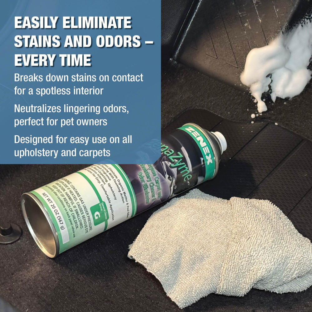 Zenex ZenaZyme inverted valve application enables targeted cleaning with less mess.
