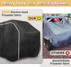 Zenicham ATV cover windproof straps keep your four-wheeler secure in windy conditions.