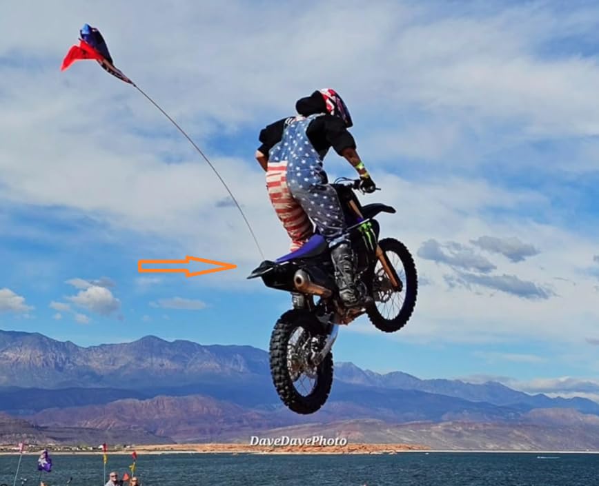ZENXTENinc UniWhip 3.0 supports riders of all sizes.