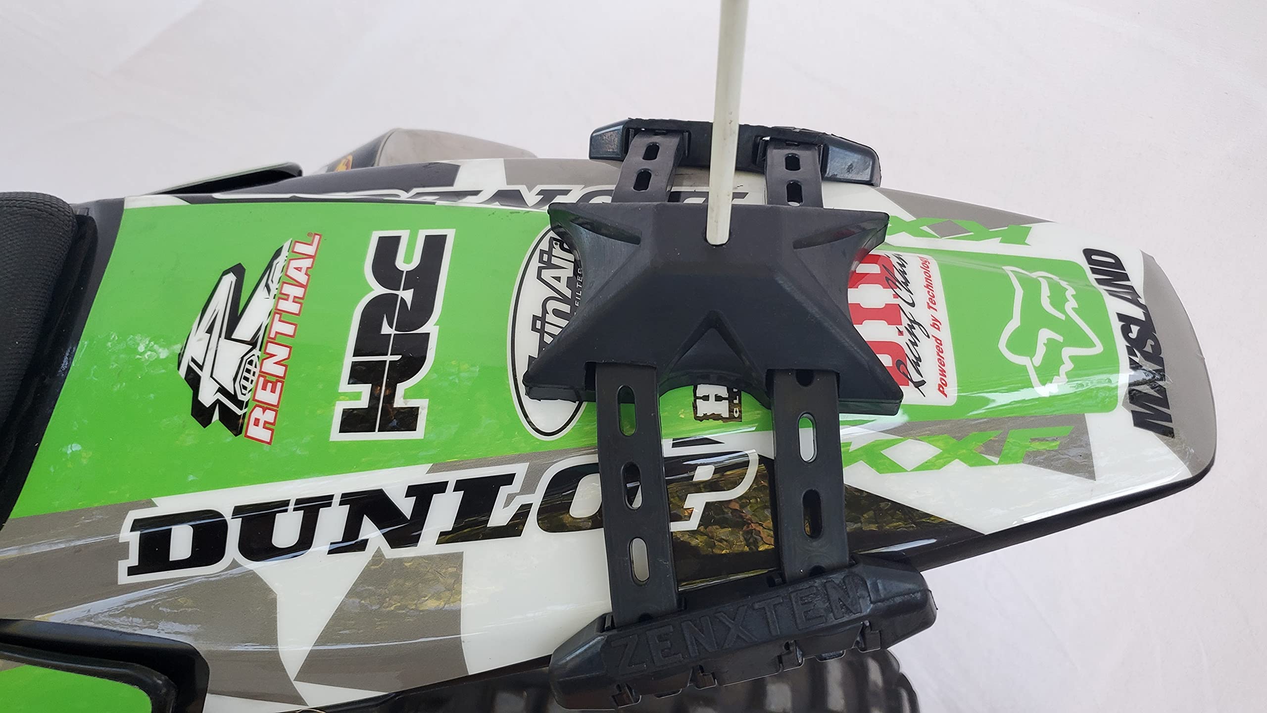 ZENXTENinc UniWhip 3.0 flag flex enhances durability during rugged dune rides.