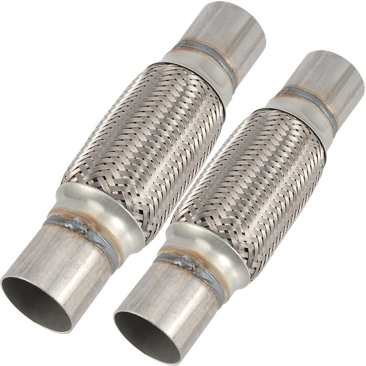 ZEONHAK exhaust flex pipe outer view highlights durable stainless steel for long-lasting performance