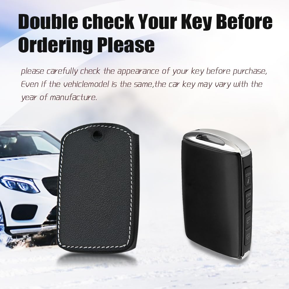 ZERAL leather key shell with installation tool shown for quick, easy fitting