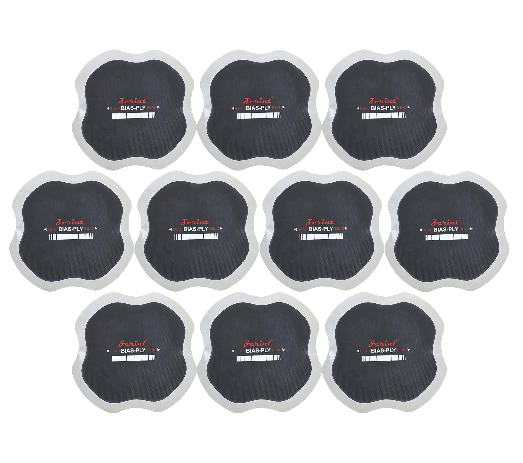 ZERINT tire patch packaging showing ready-to-use patches for quick repairs