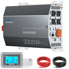 ZETAWALE 2000W inverter front view for compact off-grid setups