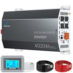 ZETAWALE 4000W inverter front view for off-grid power readiness