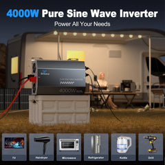 ZETAWALE LCD remote for real-time power and battery monitoring.