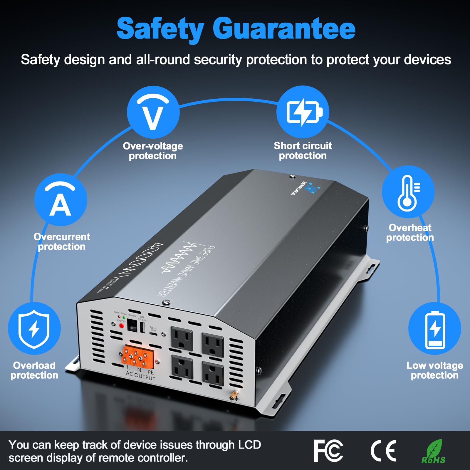 ZETAWALE solar-ready inverter in an energy-storage system.