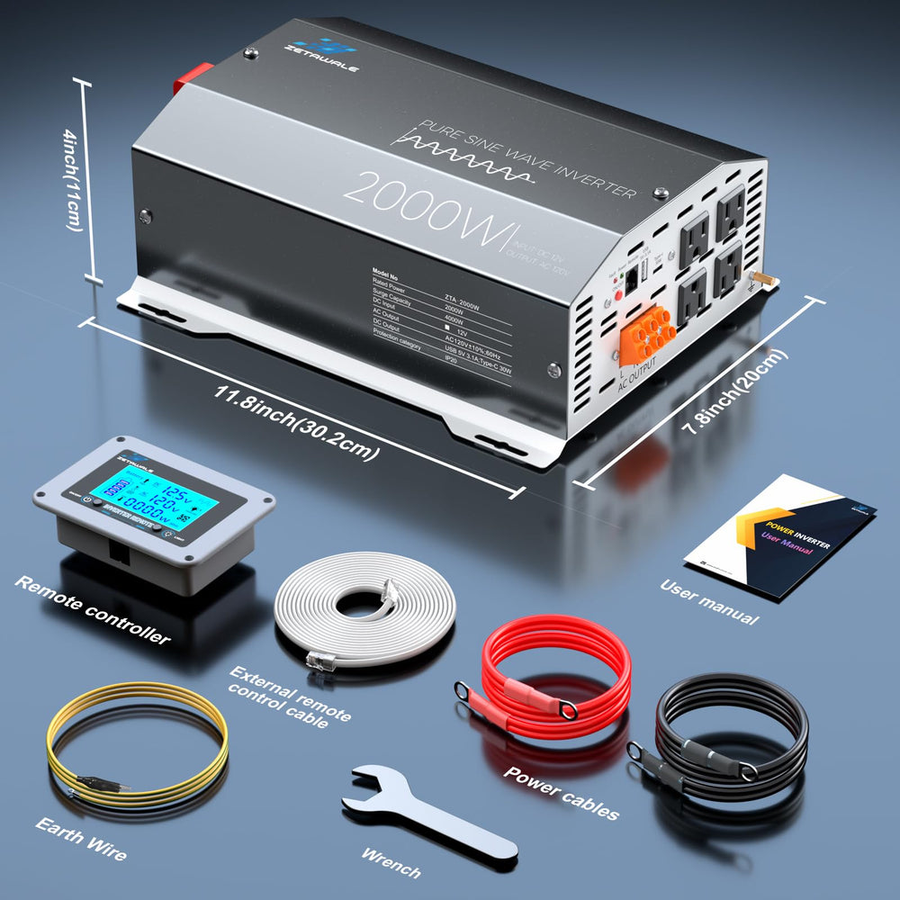 ZETAWALE packaging image with complete inverter kit